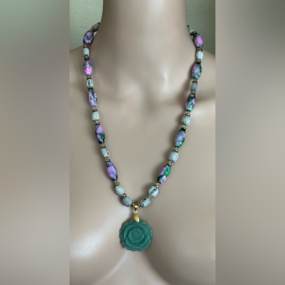 Adjustable 26 inch Mixed Bead Necklace NWOT - Picture 13 of 14